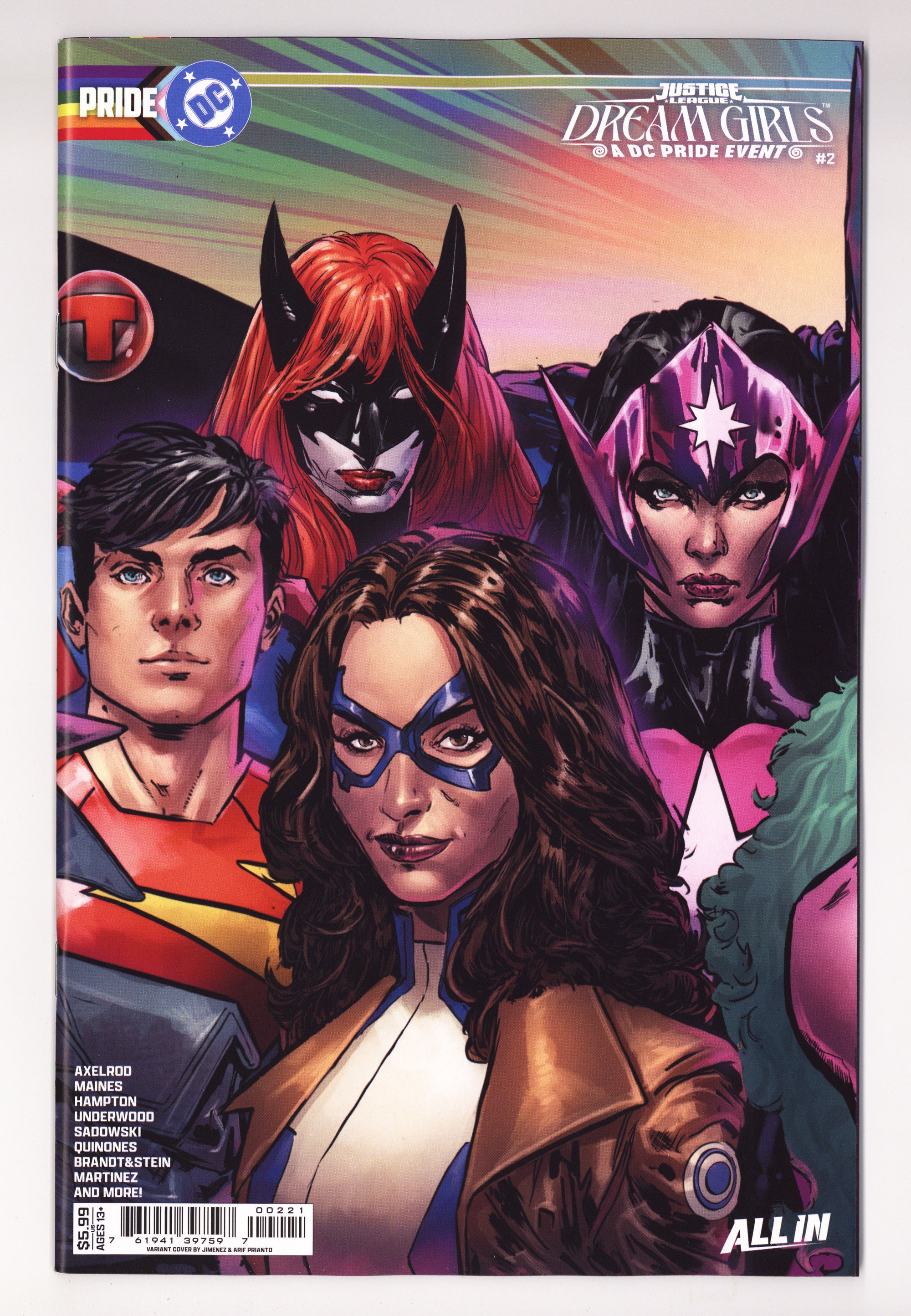 Justice League Dream Girls A Dc Pride Event 2 Jimenez Connecting Variant (2026)