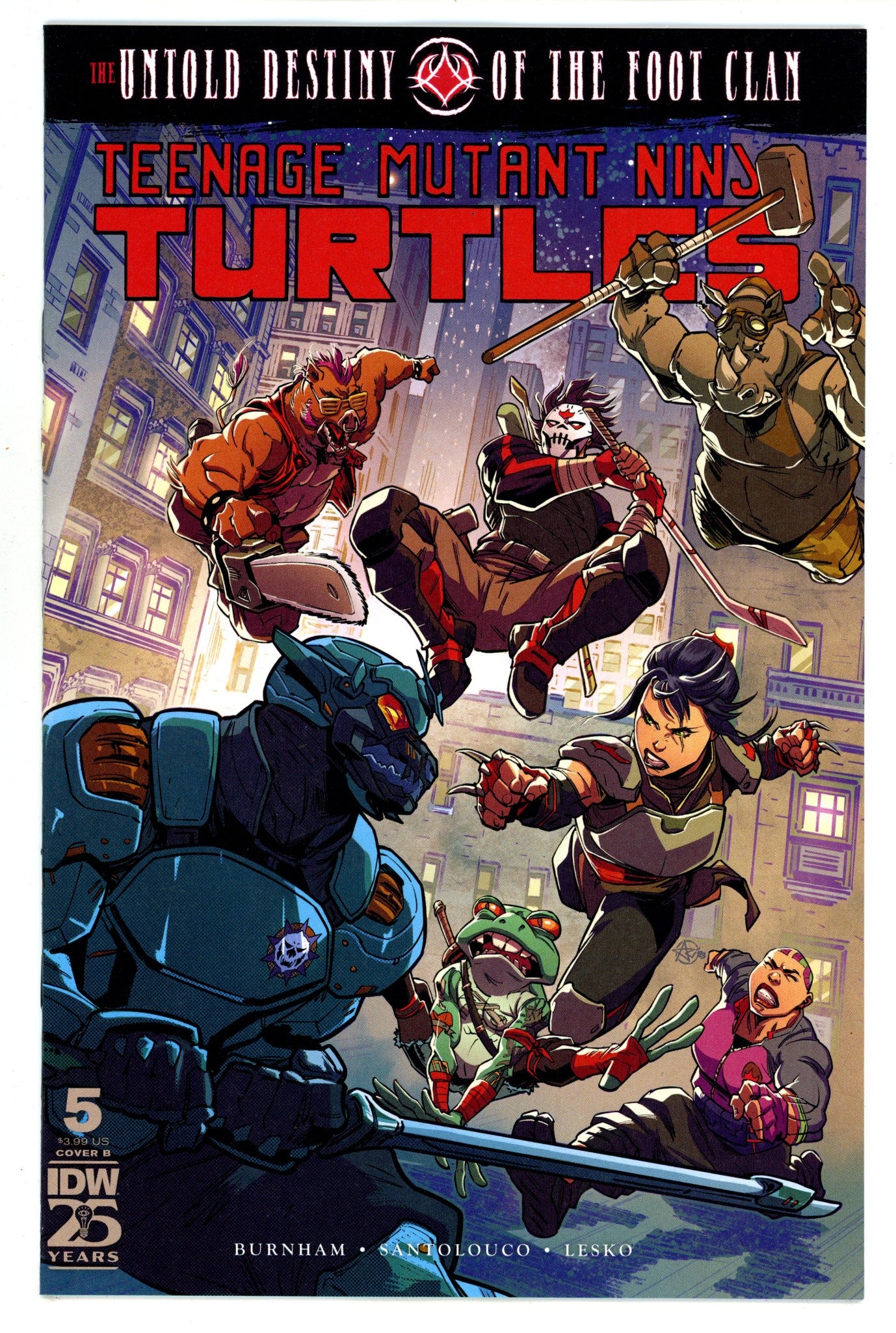 Teenage Mutant Ninja Turtles: The Untold Destiny Of The Foot Clan 5 Medel Variant (2024)