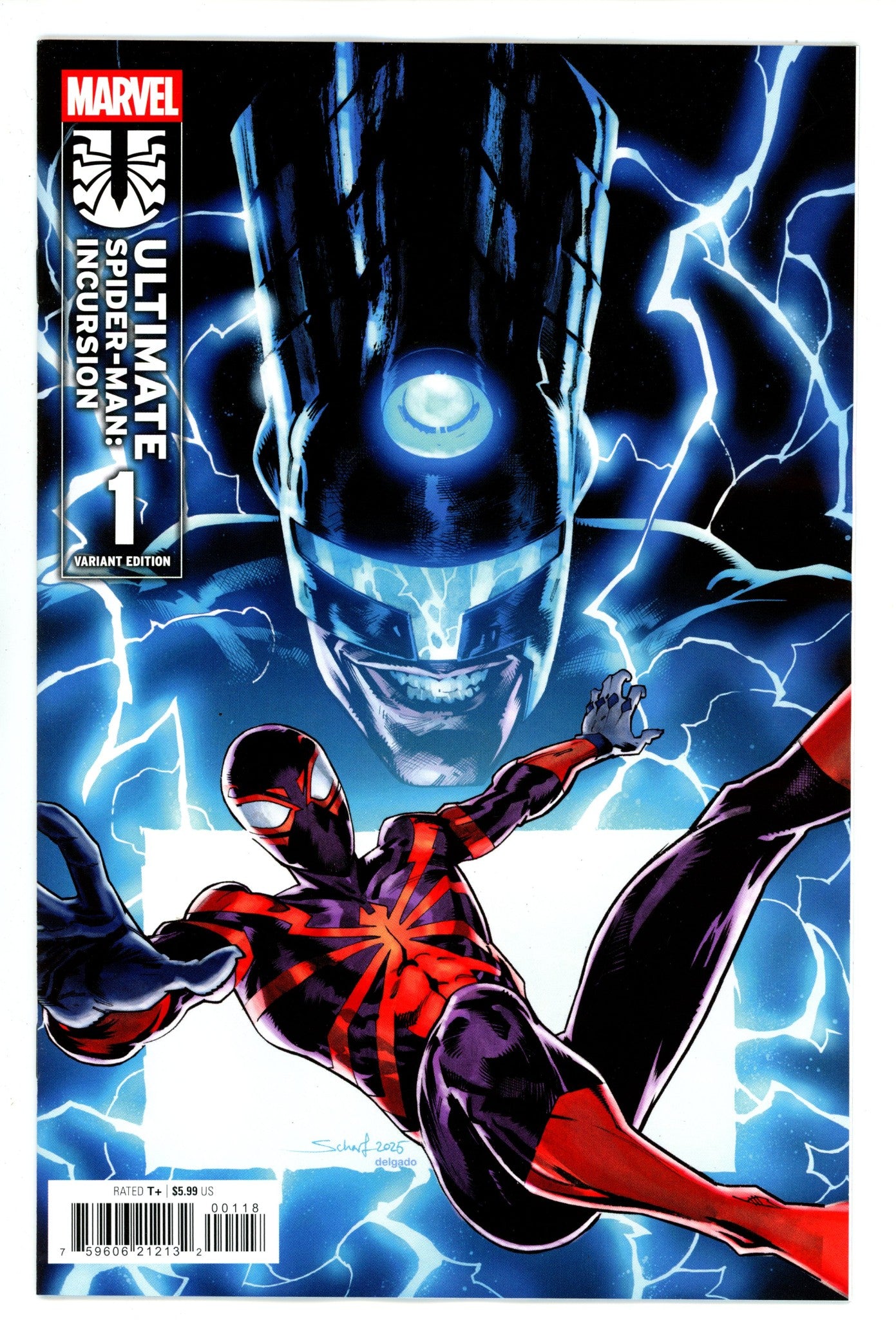 Ultimate Spider-Man: Incursion 1 Scharf Incentive Variant NM (2025)