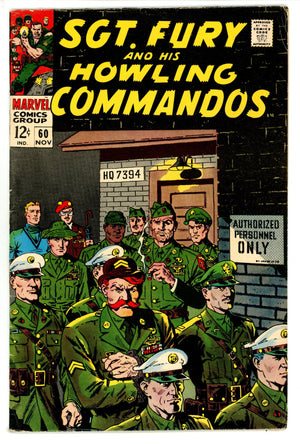 Sgt. Fury 60 VG/FN (5.0) (1968) 