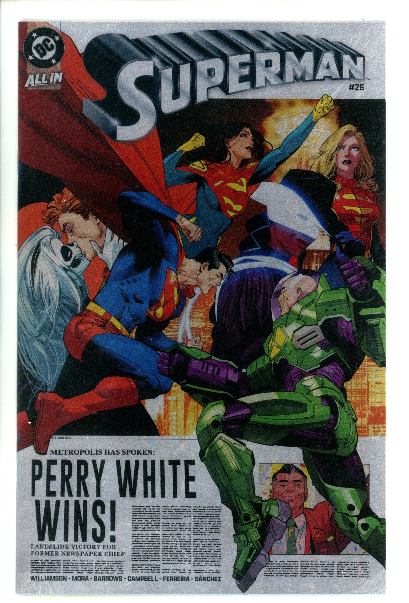 Superman Vol 6 25 Mora Foil Variant (2025)