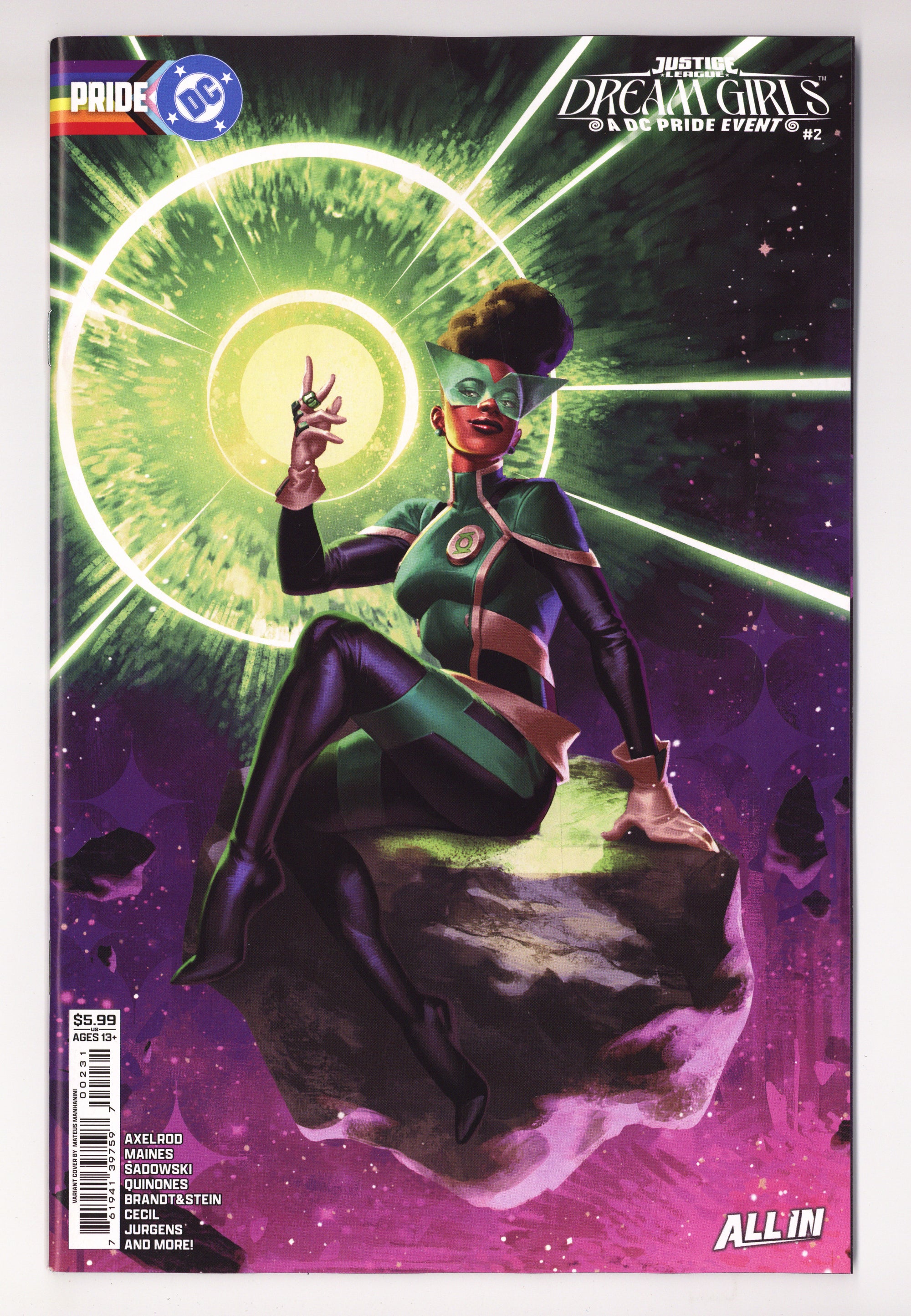 Justice League Dream Girls A Dc Pride Event 2 Manhanini Variant (2026)