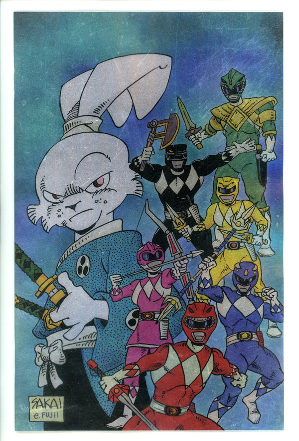 Mighty Morphin Power Rangers / Usagi Yojimbo 1 Sakai Foil Virgin Variant (2024)