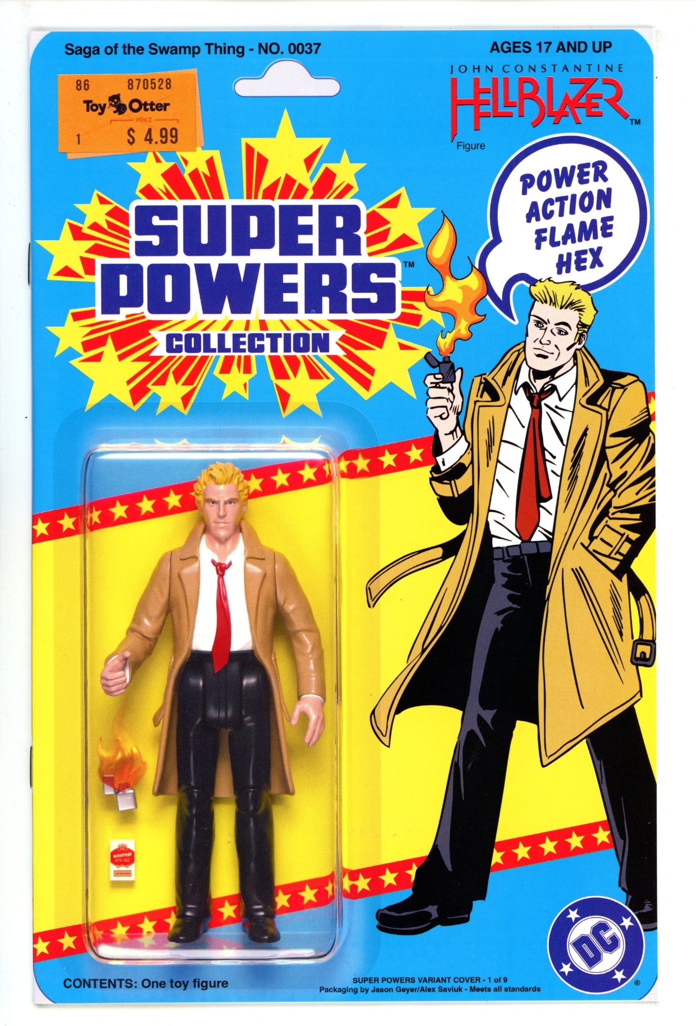 Saga Of The Swamp Thing 37 Facsimile Action Figure Variant (2025)