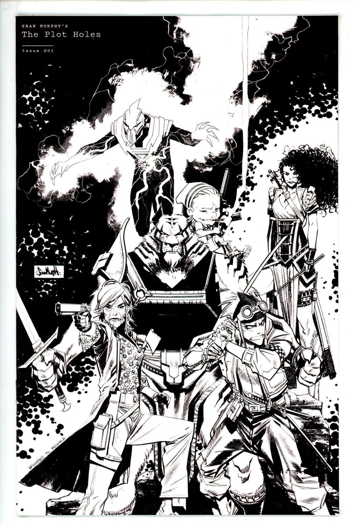 Plot Holes 1 Murphy Homage B&W Incentive Variant NM- (2023)