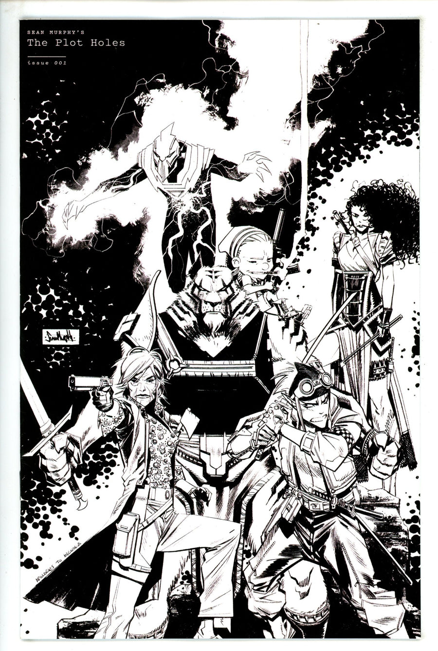Plot Holes 1 Murphy Homage B&W Incentive Variant NM- (2023)