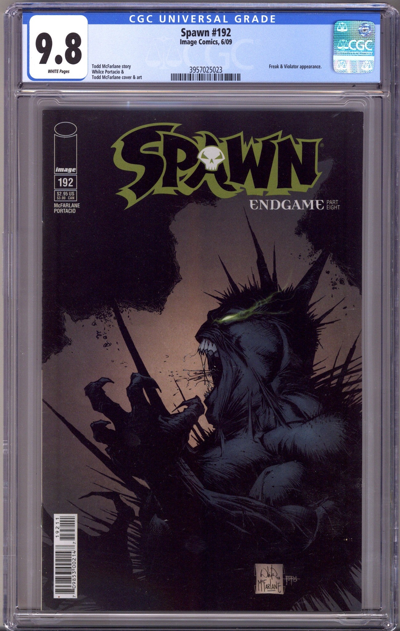 Spawn 192 CGC 9.8 (NM/M) (2009)