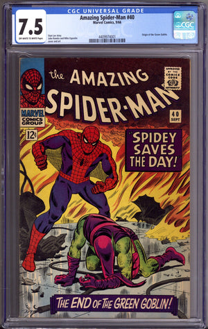 The Amazing Spider-Man Vol 1 40 CGC 7.5 (VF-) (1966)