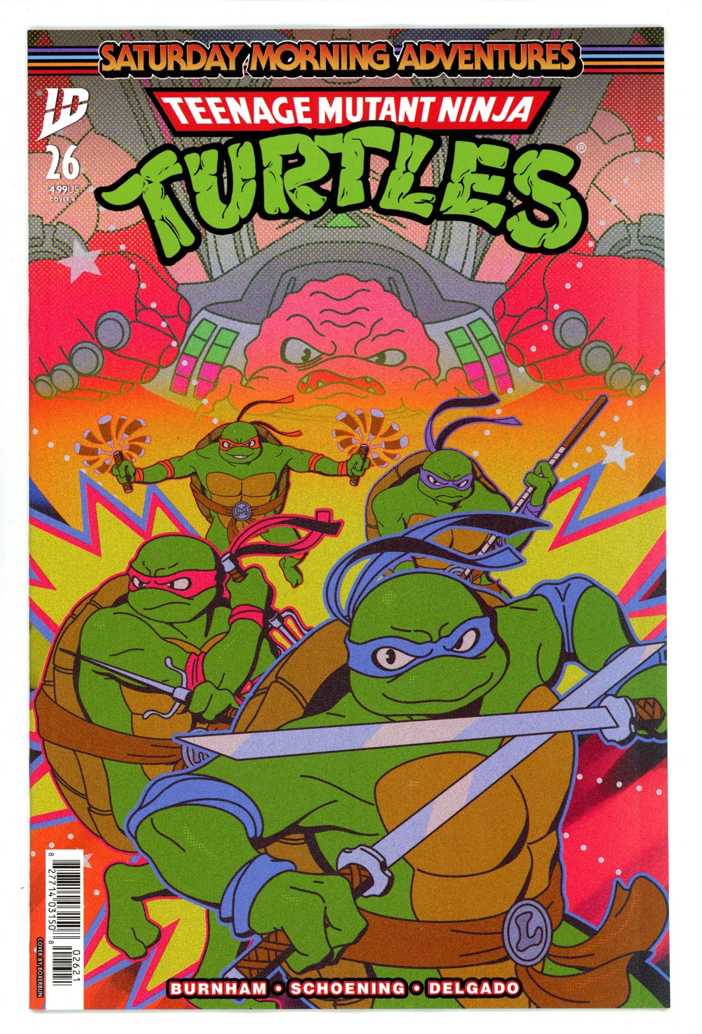 Teenage Mutant Ninja Turtles: Saturday Morning Adventures 26 Boxerbun Variant (2025)