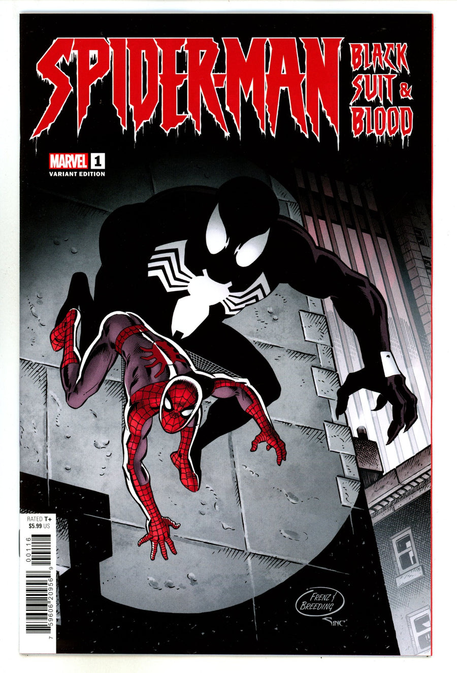 Spider-Man: Black Suit & Blood 1 Frenz Variant NM (2024)