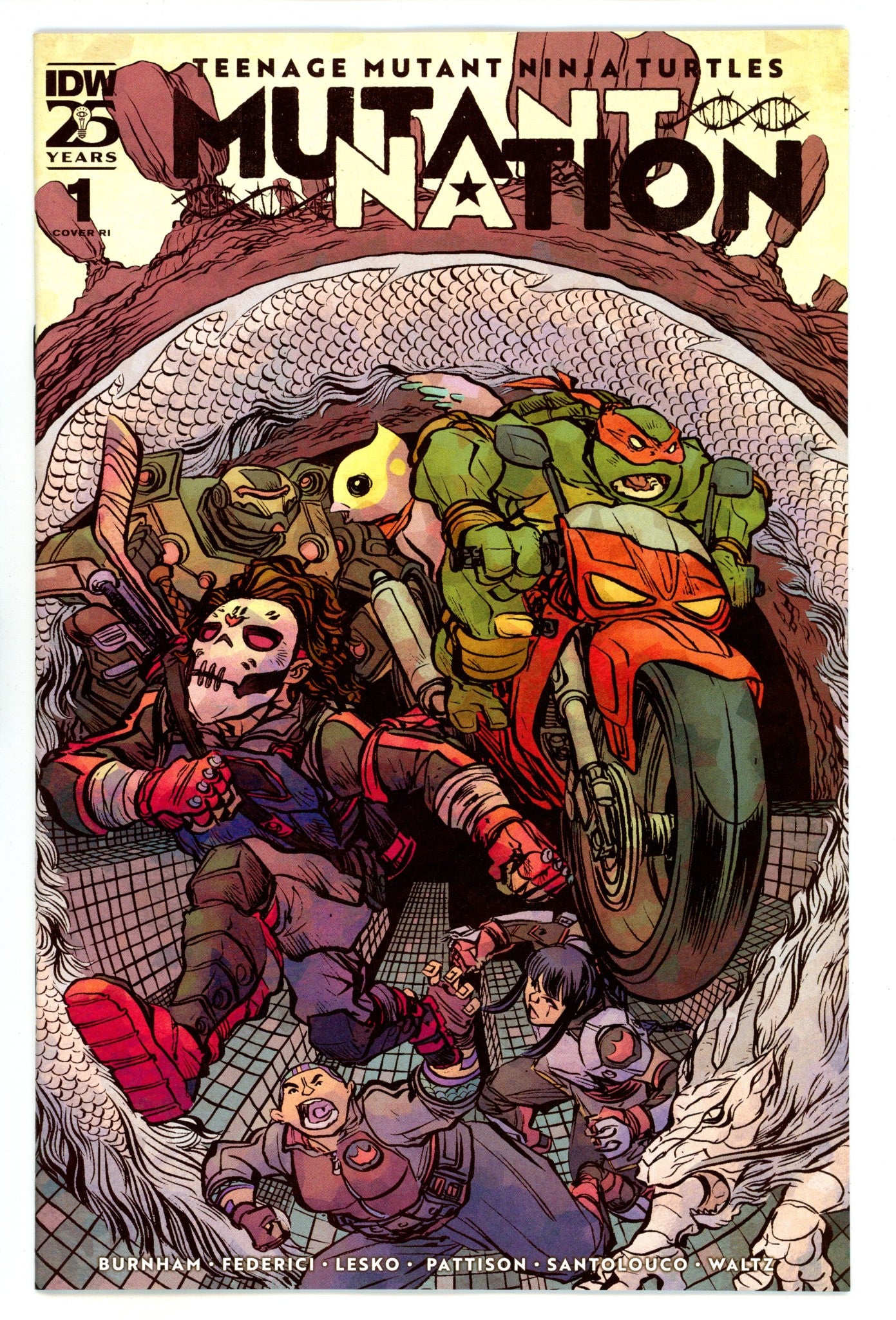 Teenage Mutant Ninja Turtles: Mutant Nation 1 Lonergan Incentive Variant NM (2024)