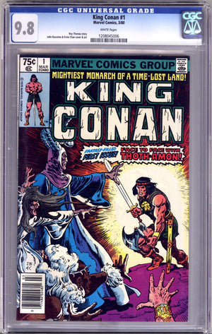 King Conan   1 CGC 9.8 (NM/M)   (1980)     Newsstand