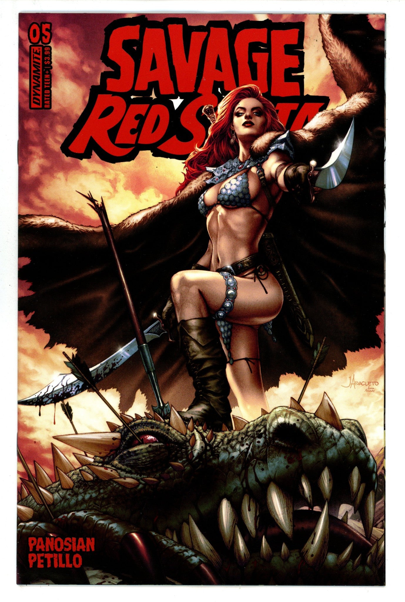 Savage Red Sonja 5 Anacleto Variant (2024)