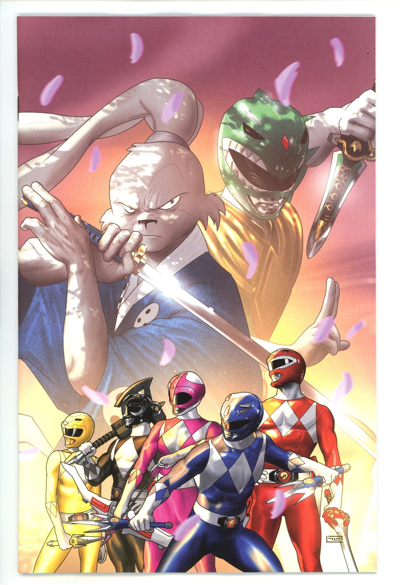 Mighty Morphin Power Rangers / Usagi Yojimbo 1 Clarke Virgin Incentive Variant NM (2024)