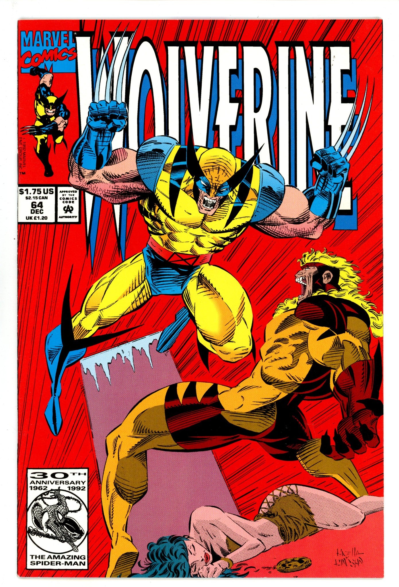 Wolverine Vol 2 64 High Grade (1992) 