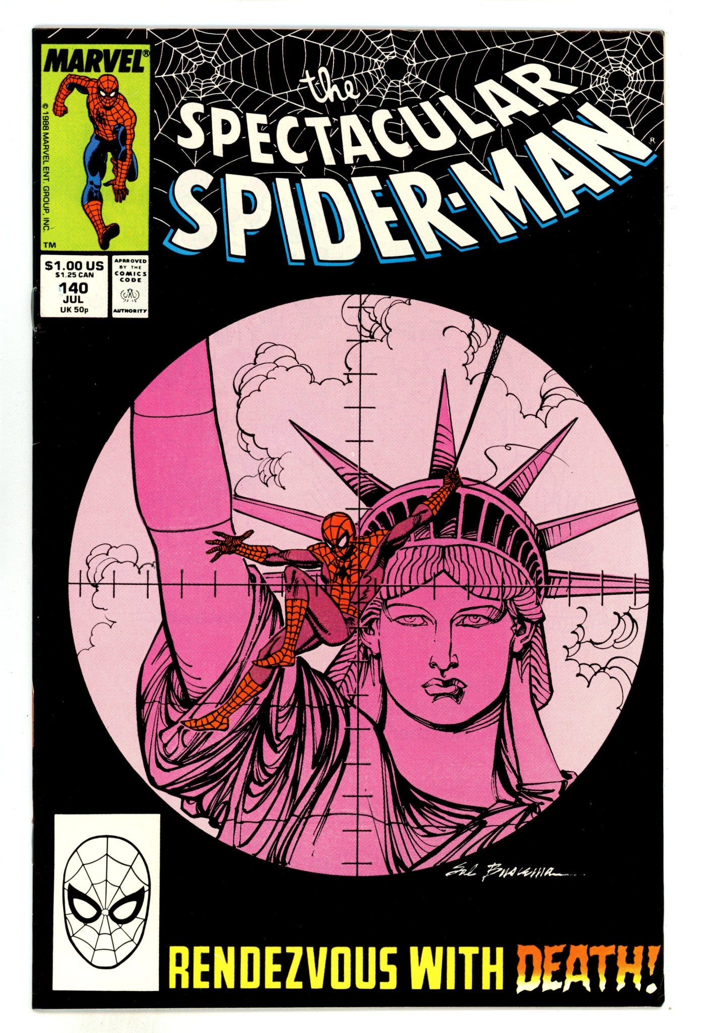 The Spectacular Spider-Man Vol 1 140 High Grade (1988) 