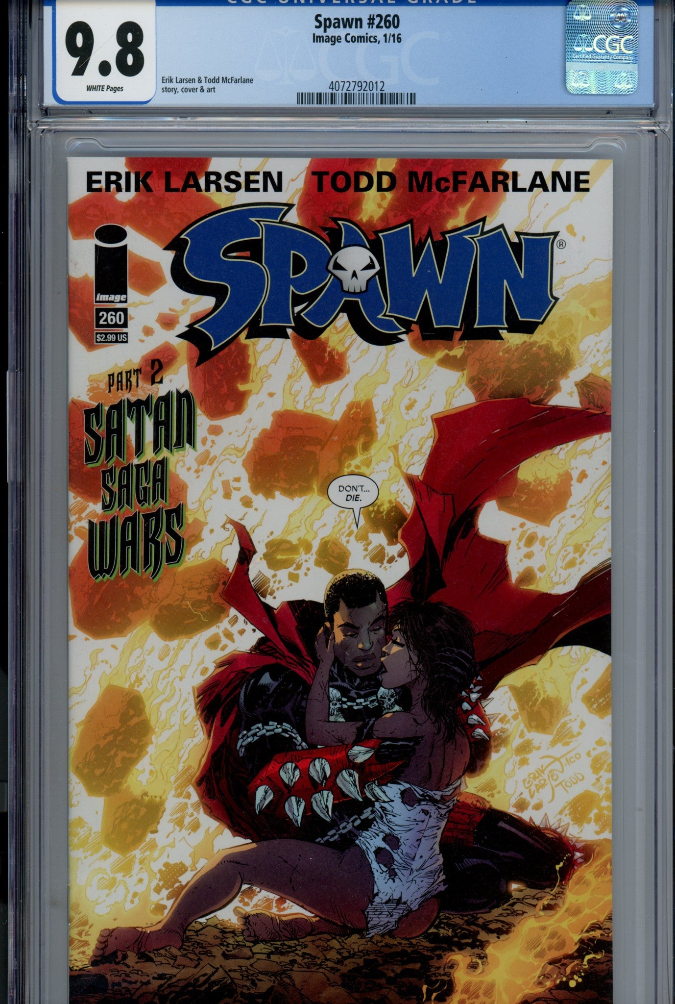 Spawn 260 CGC 9.8 (NM/M) (2016) 