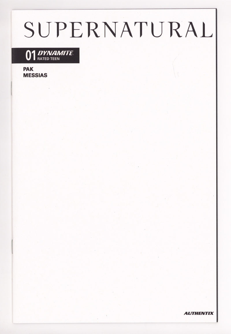 Supernatural 1 Blank Variant (2025)