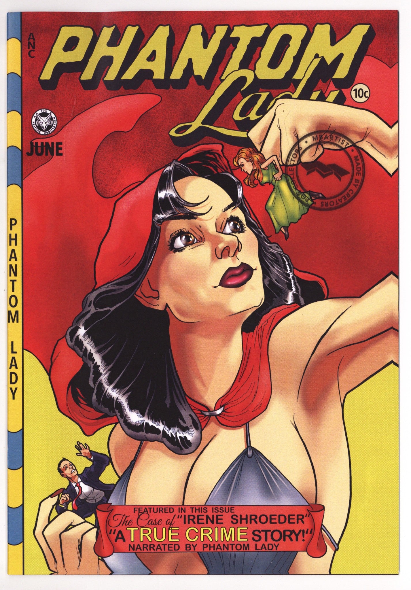 Phantom Lady 18 Mid Grade (2020) Coker Reprint Variant 