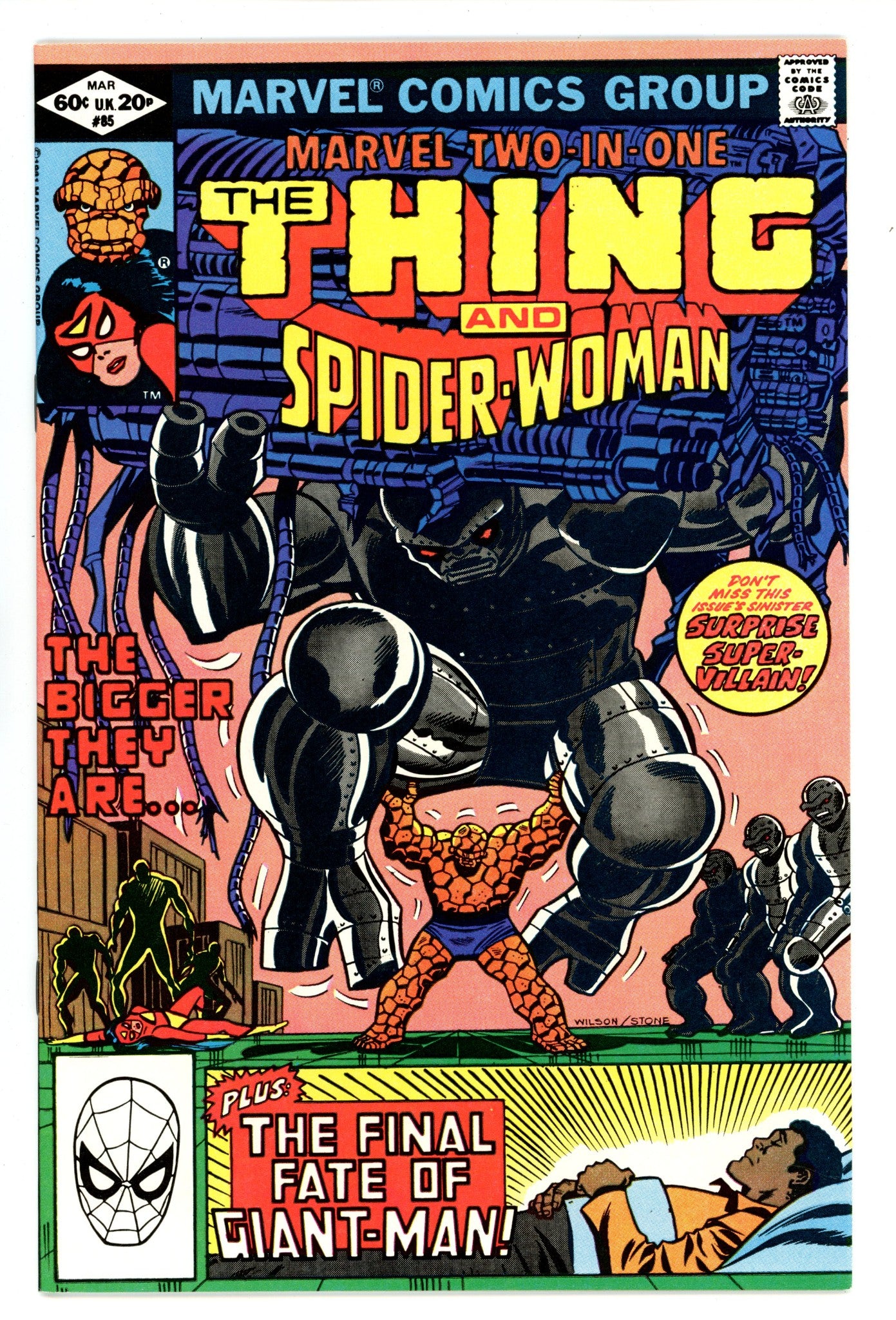 Marvel Two-in-One Vol 1 85 NM- (9.2) (1982) 