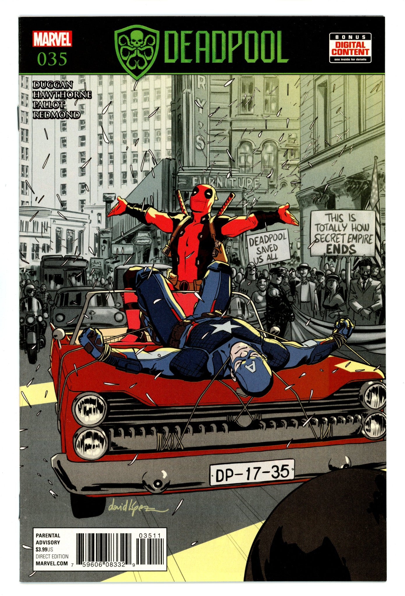 Deadpool Vol 5 35 High Grade (2017) 
