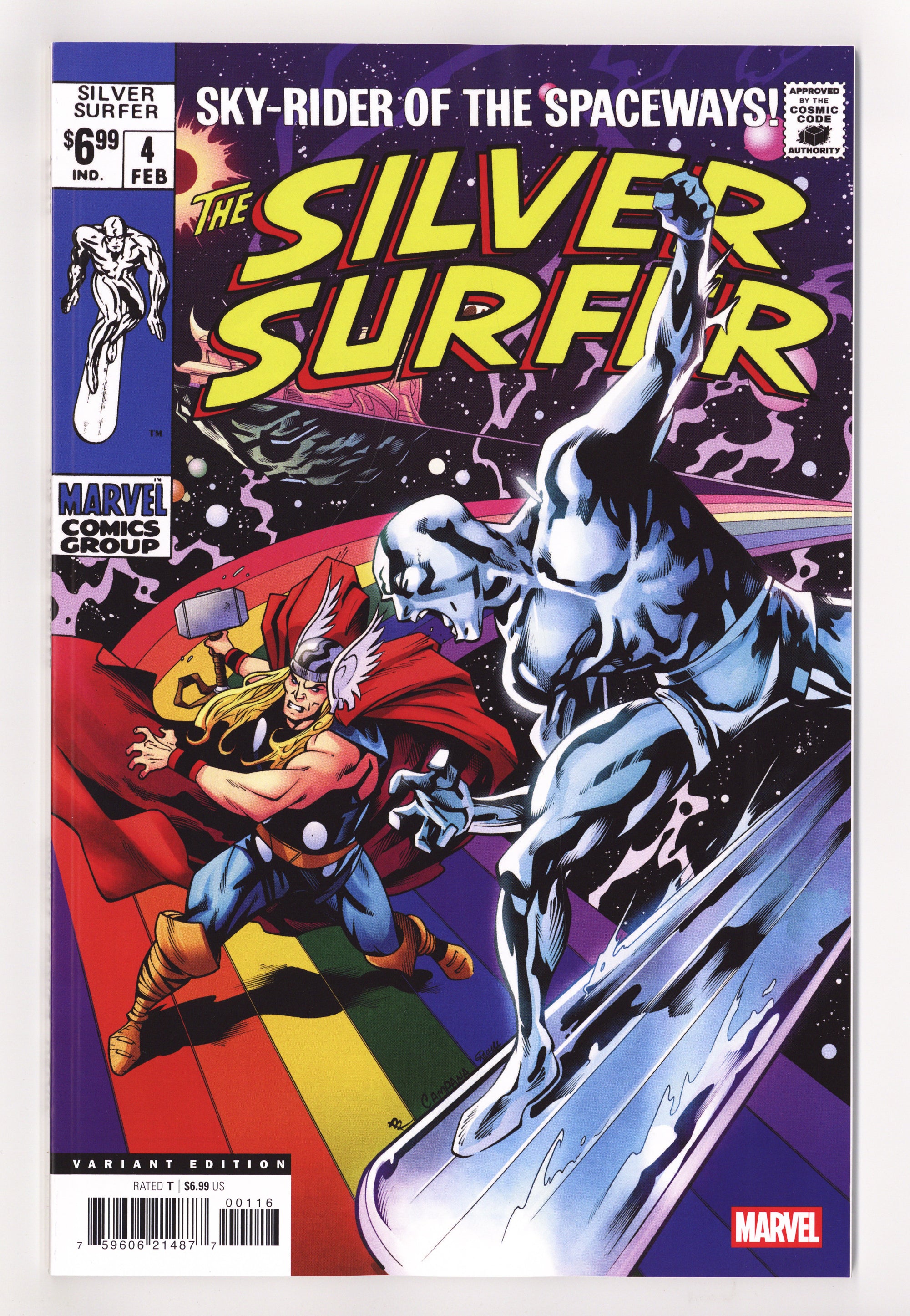 Silver Surfer Vol 1 4 Campana Incentive NM (2026)