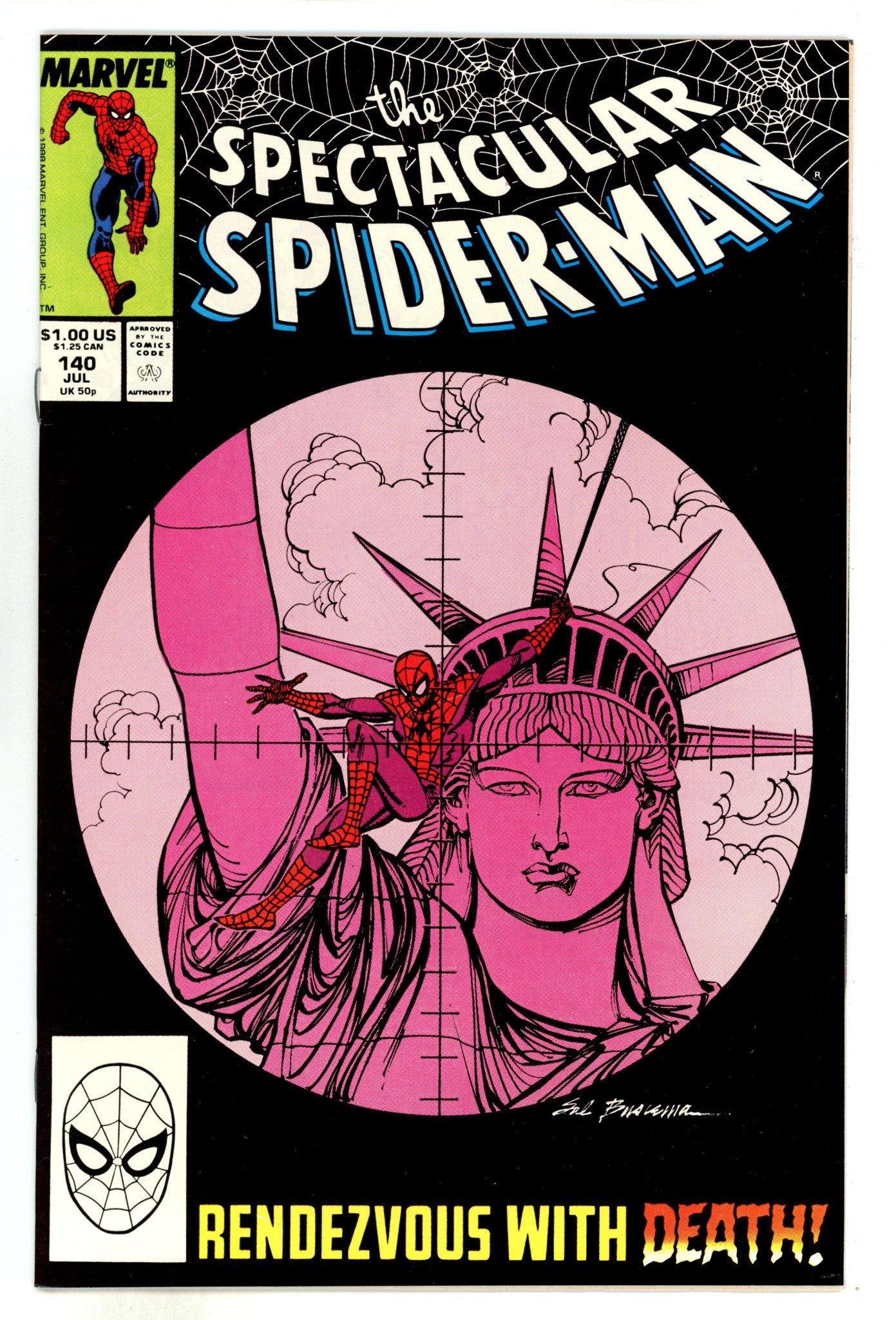 The Spectacular Spider-Man Vol 1 140 NM (9.4) (1988) 