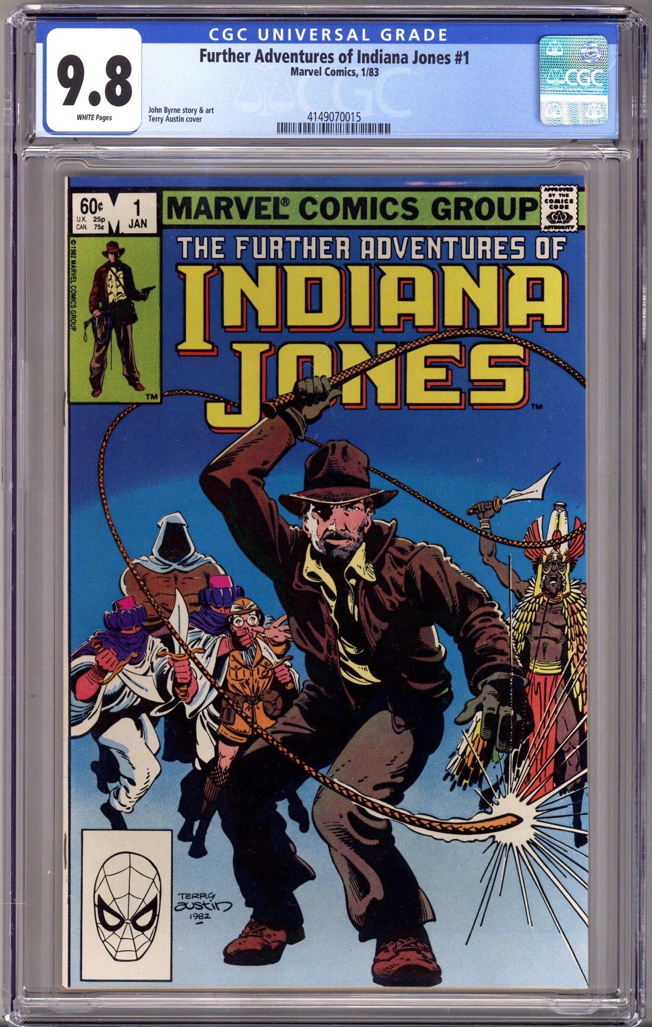 The Further Adventures of Indiana Jones 1 CGC 9.8 (NM/M) (1983) 