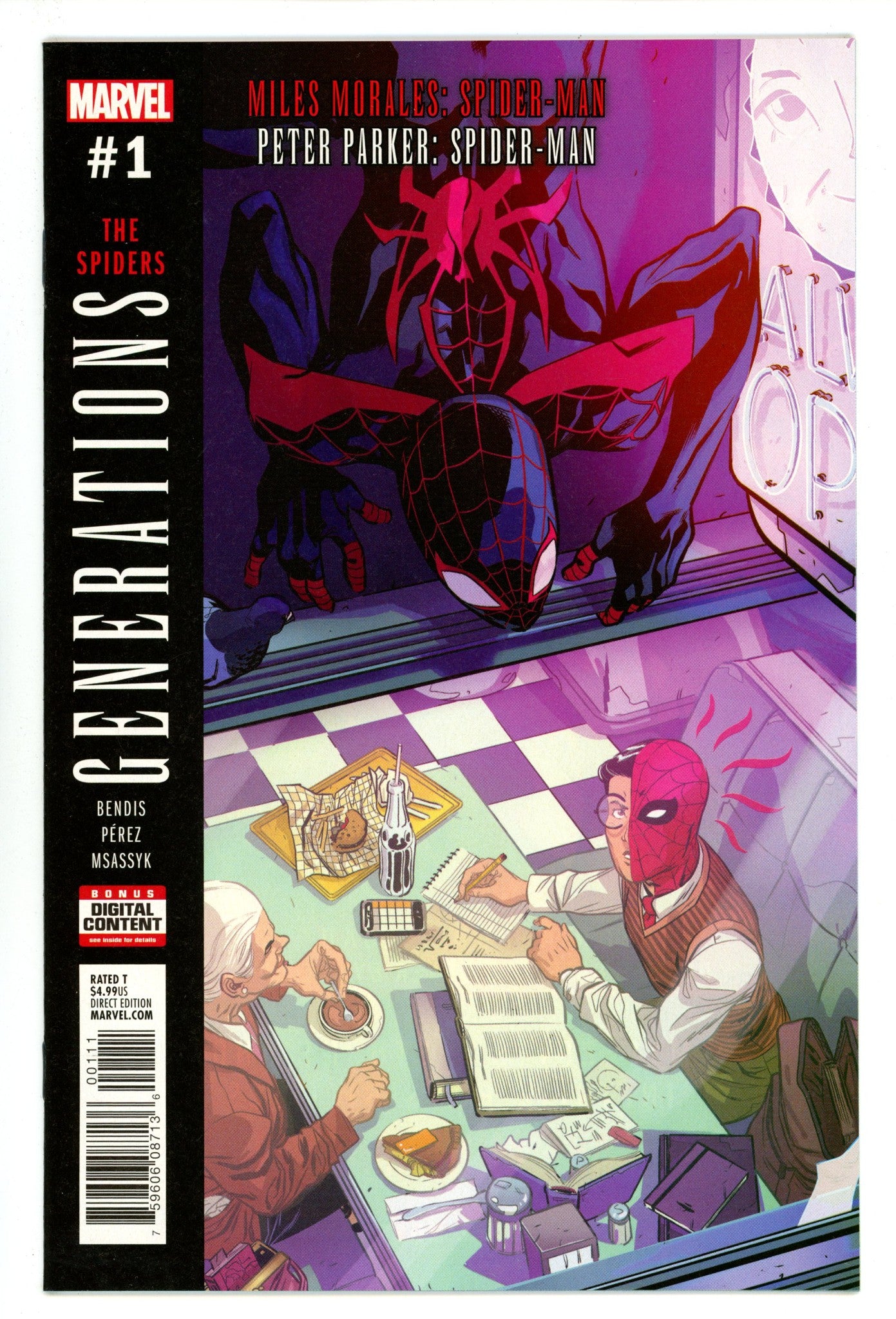 Generations: Miles Morales Spider-Man & Peter Parker Spider-Man 1 High Grade (2017) 