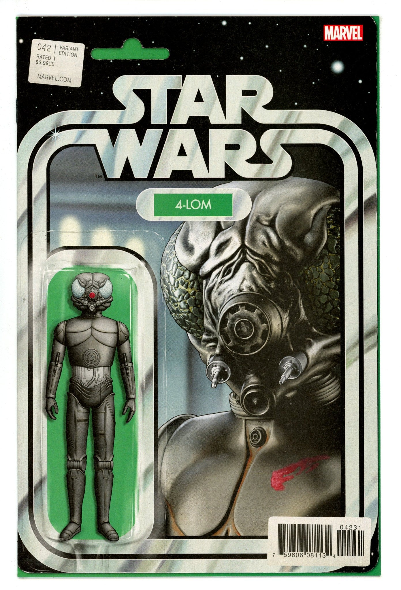 Star Wars Vol 2 42 NM- (9.2) (2018) Christopher Action Figure Variant 