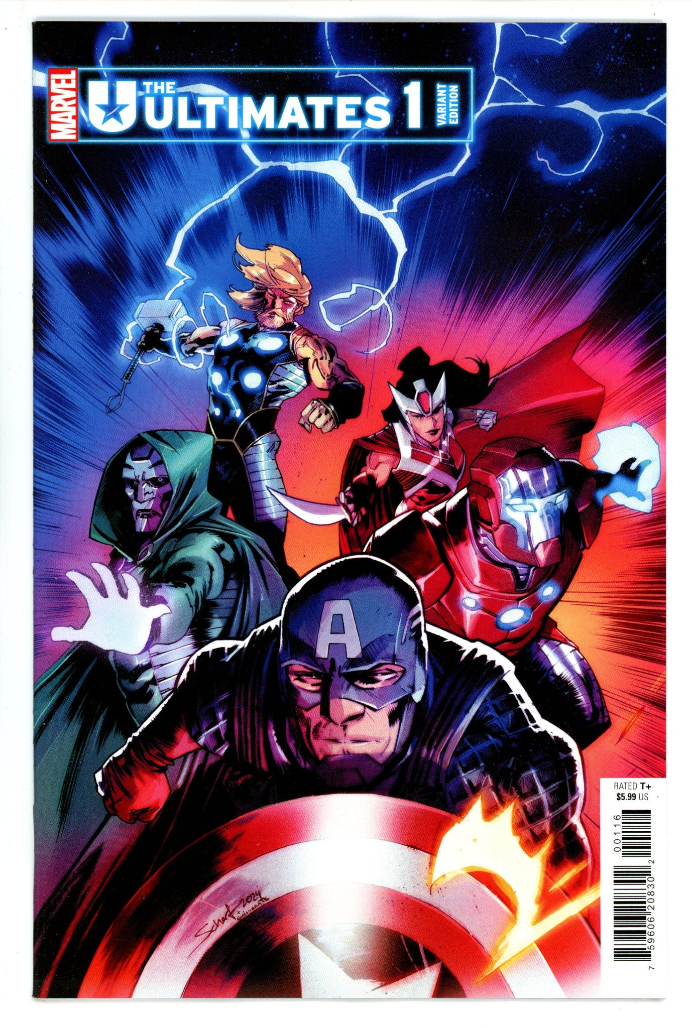 Ultimates Vol 6 1 Scharf  Incentive Variant VF/NM  (2024)