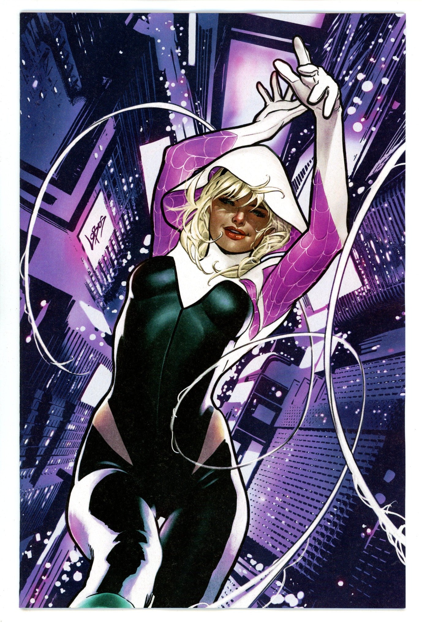 Spider-Gwen The Ghost-Spider 1 Villalobos Virgin Incentive Variant NM- (2024)