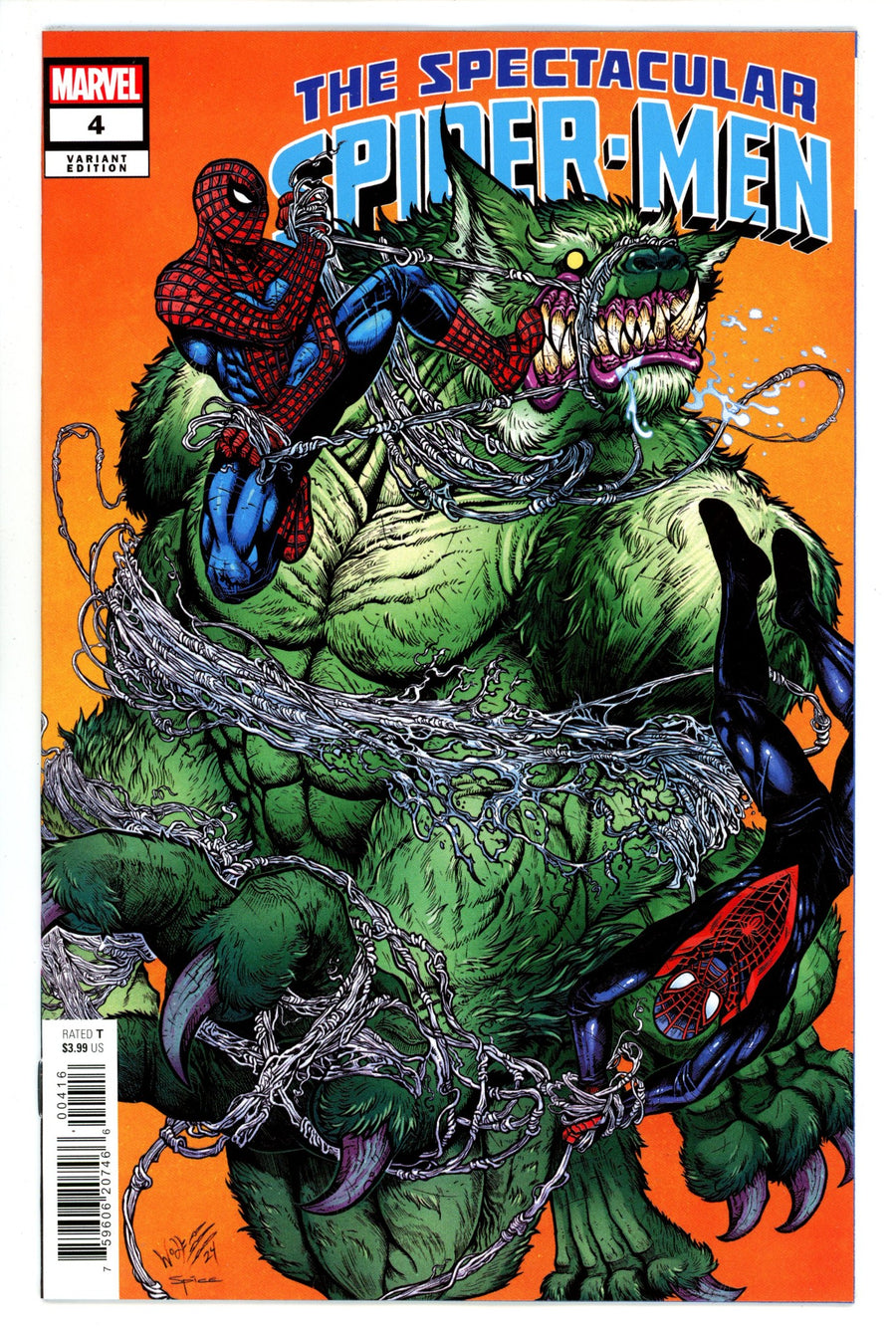 Spectacular Spider-Men 4 Wolf Incentive Variant NM- (2024)