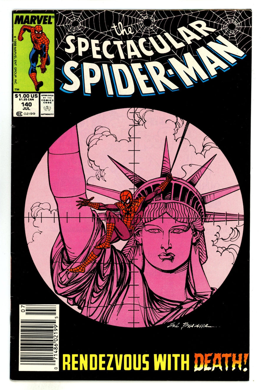 The Spectacular Spider-Man Vol 1 140  Mid Grade   (1988)   Newsstand