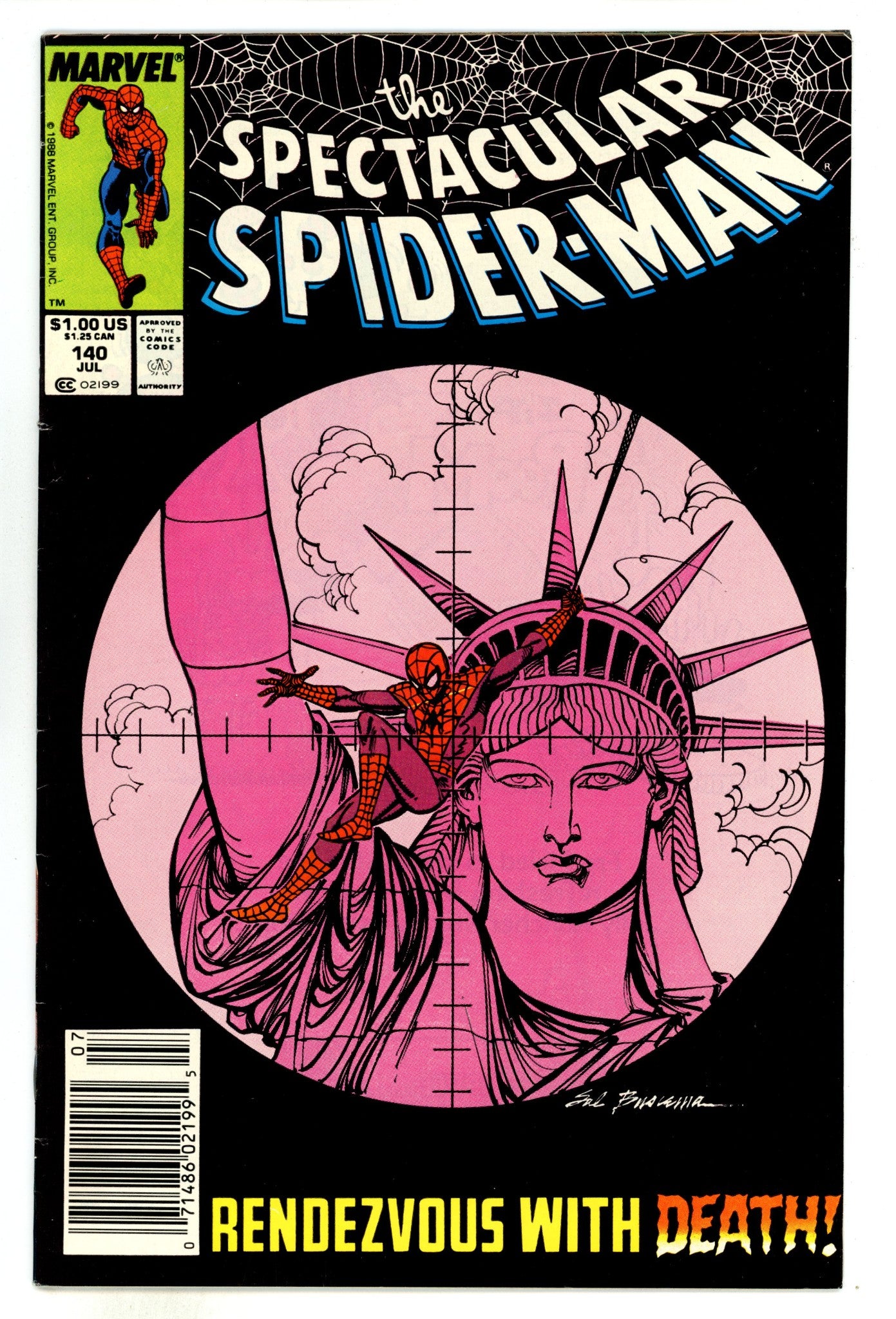 The Spectacular Spider-Man Vol 1 140 Mid Grade (1988) Newsstand 