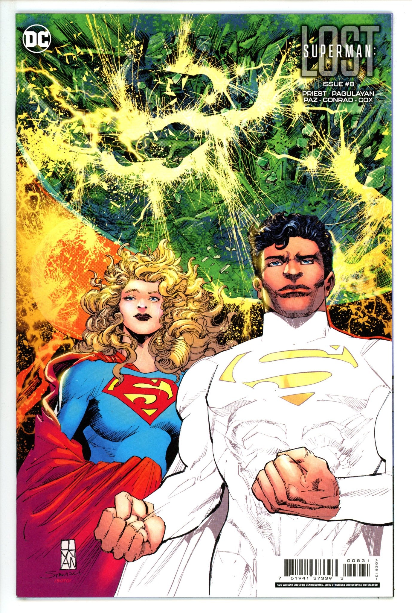 Superman Lost 8 Cowan Incentive Variant NM+ (2023)