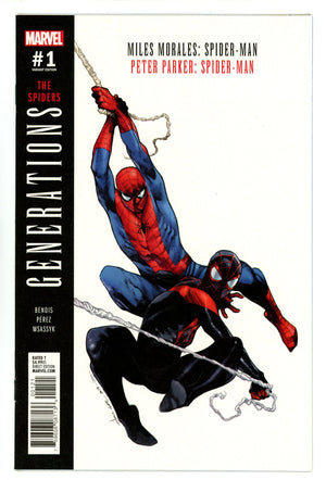 Generations: Miles Morales Spider-Man & Peter Parker Spider-Man 1 High Grade (2017) Coipel Variant