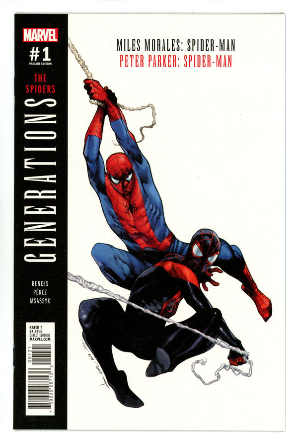Generations: Miles Morales Spider-Man & Peter Parker Spider-Man 1 High Grade (2017) Coipel Variant