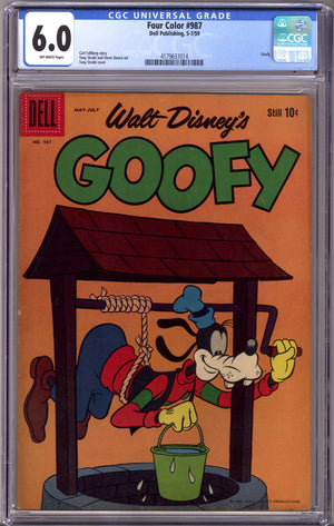 Four Color Vol 2 987 CGC 6.0 (FN) Goofy (1959)
