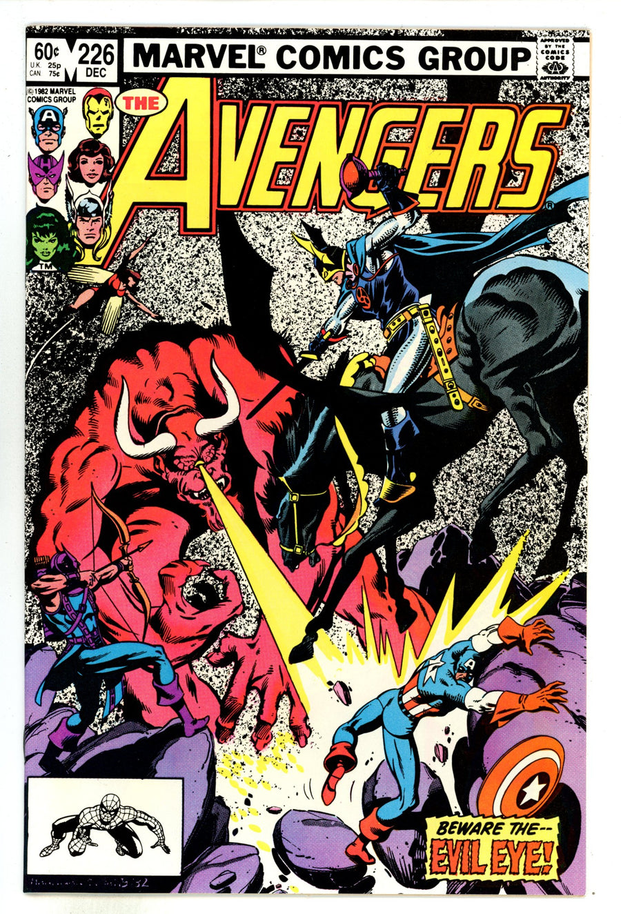 The Avengers Vol 1 226  NM- (9.2)   (1982)        