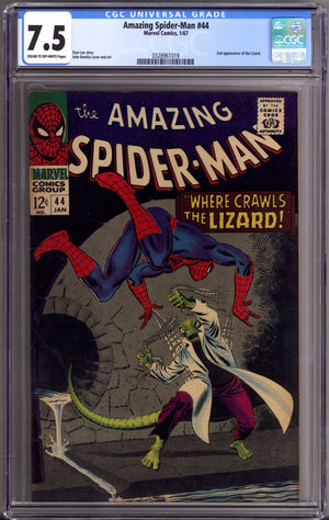 The Amazing Spider-Man Vol 1 44 CGC 7.5 (VF-) (1967)