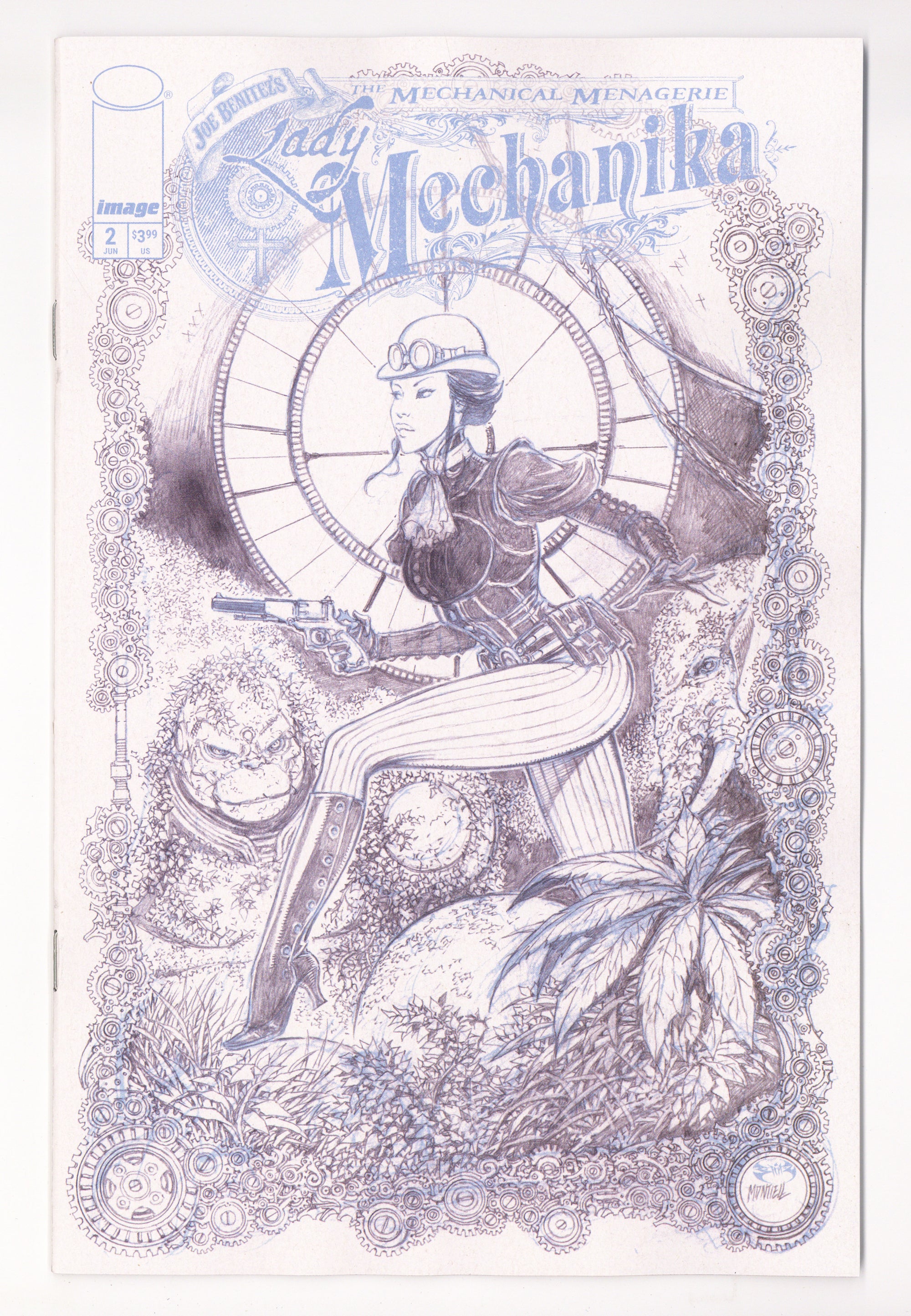 Lady Mechanika The Mechanical Menagerie 2 Benitez B&W Incentive NM- (2026)