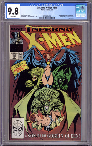 The Uncanny X-Men Vol 1 241 CGC 9.8 (NM/M) (1989)