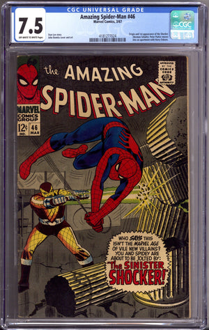 The Amazing Spider-Man Vol 1 46 CGC 7.5 (VF-) (1967)