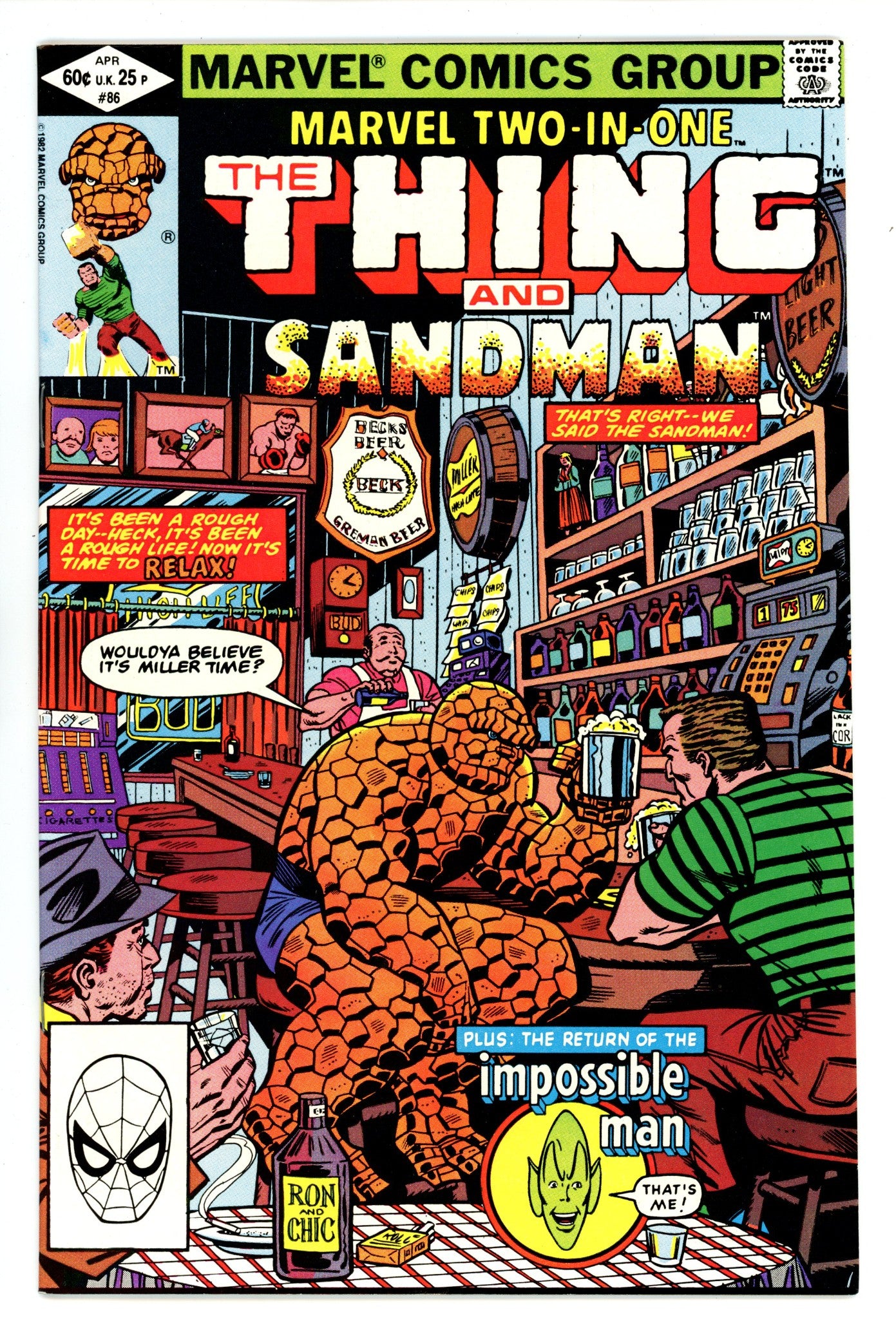 Marvel Two-in-One Vol 1 86 Mid Grade (1982) 