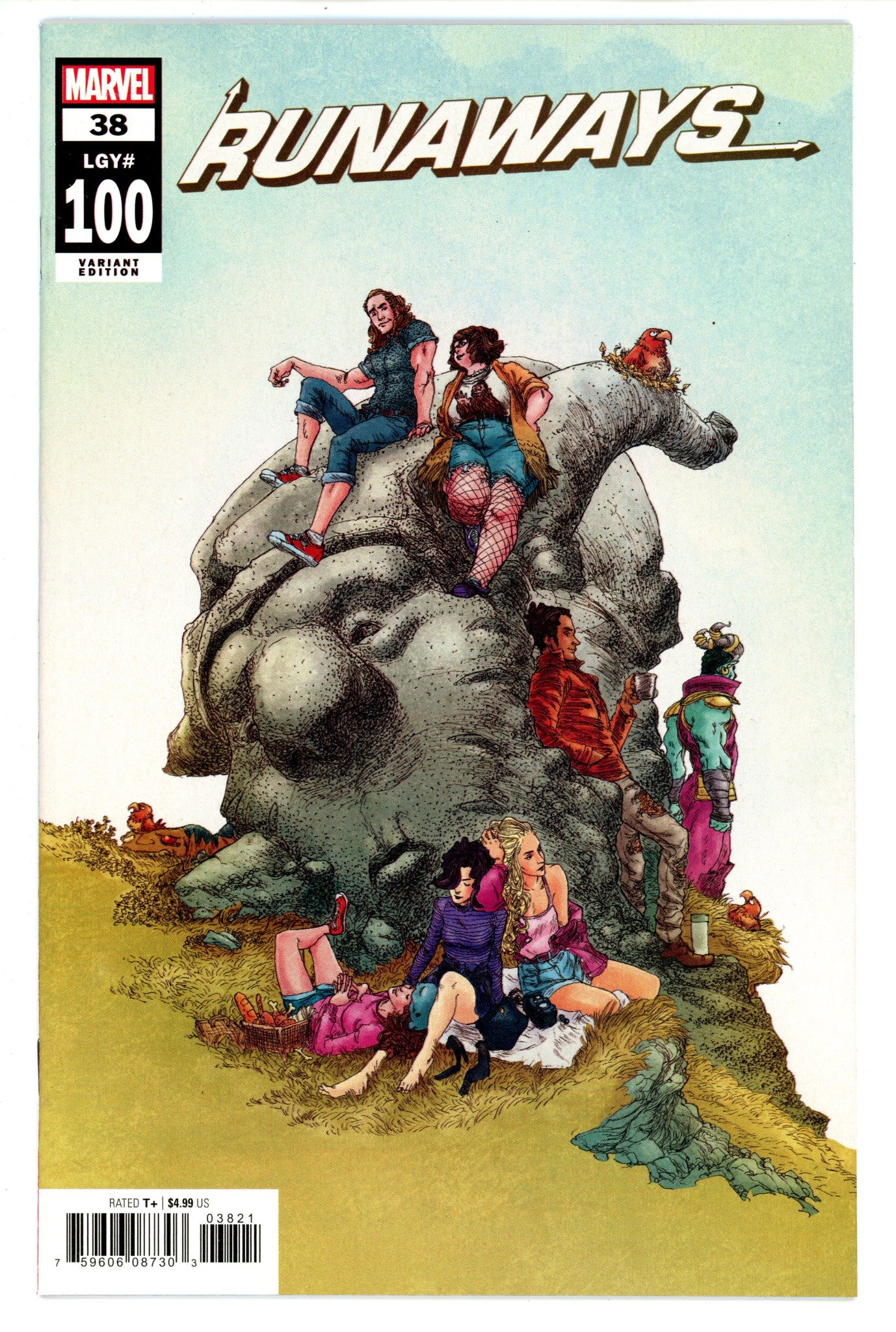 Runaways Vol 5 38 High Grade (2021) Alphona Variant 