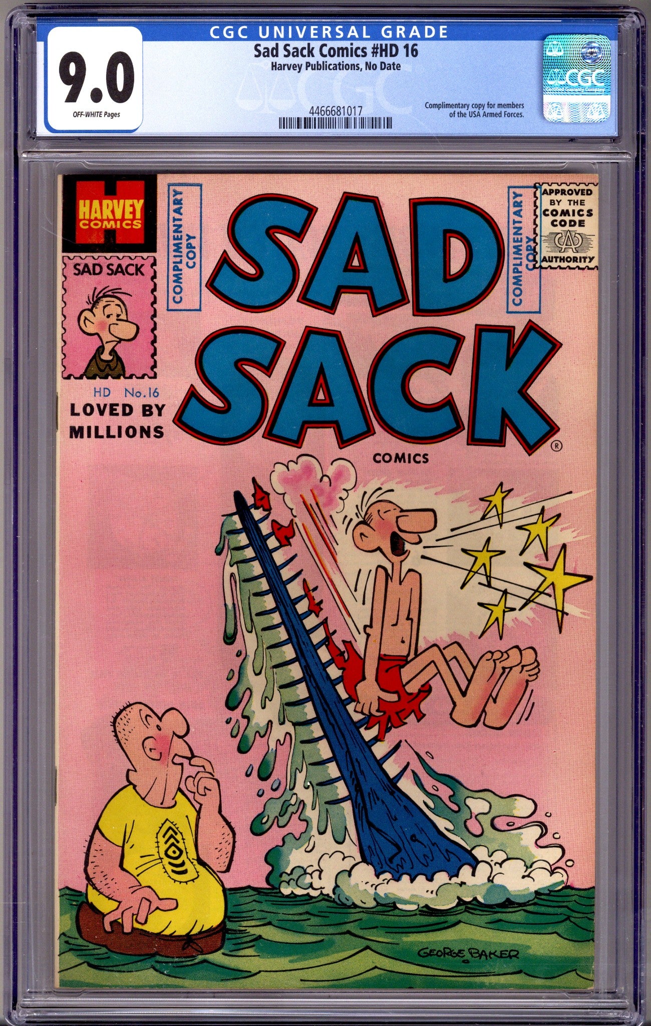 Sad Sack Comics [HD] 16 CGC 9.0 (VF/NM) () 