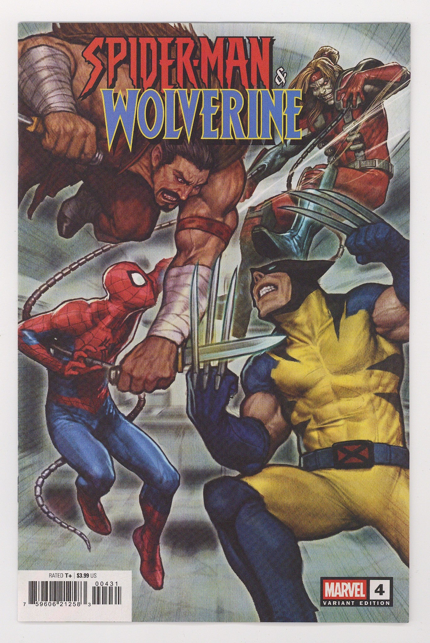 Spider-Man & Wolverine 4 Stonehouse Variant (2025)