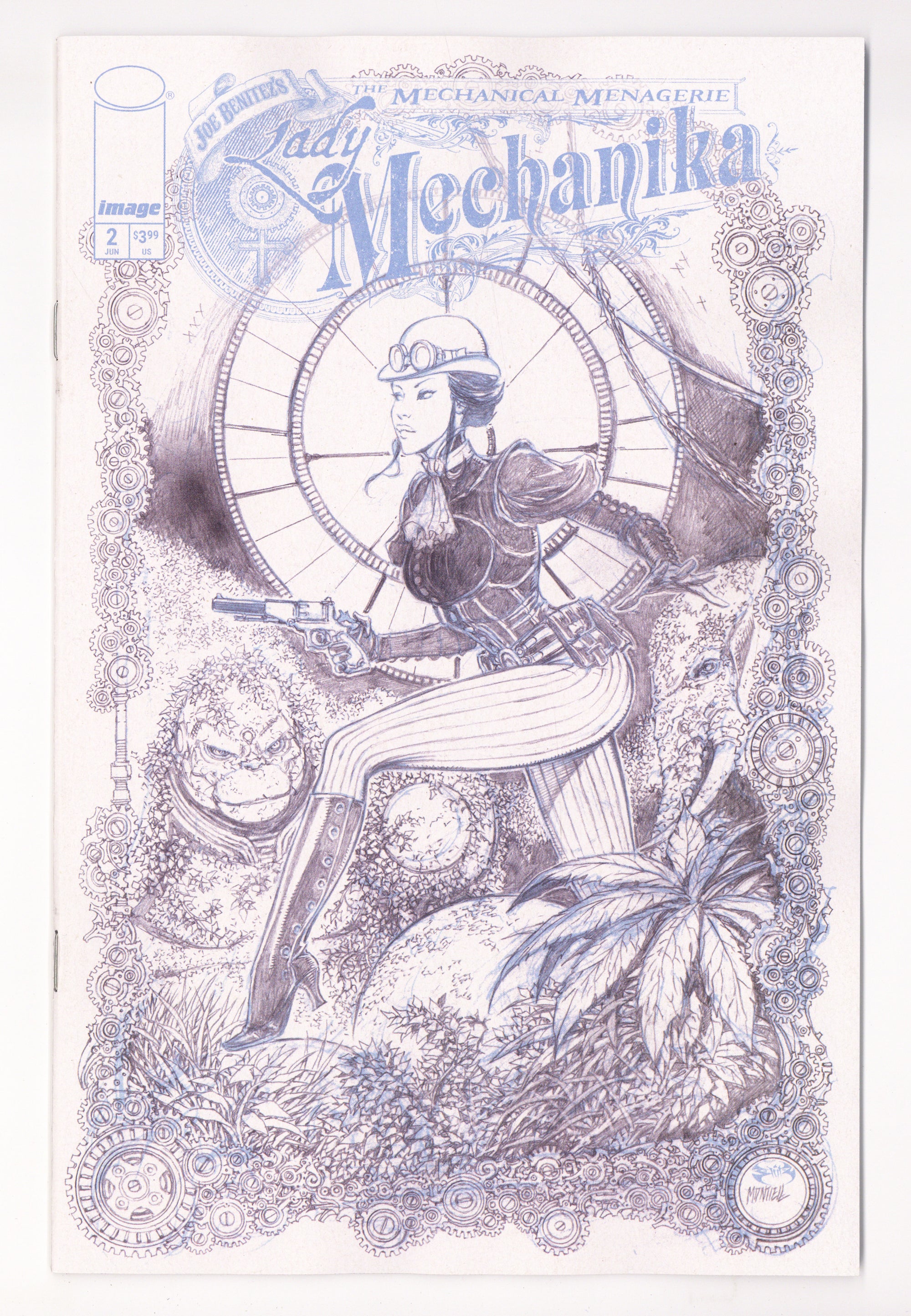 Lady Mechanika The Mechanical Menagerie 2 Benitez B&W Incentive NM (2026)