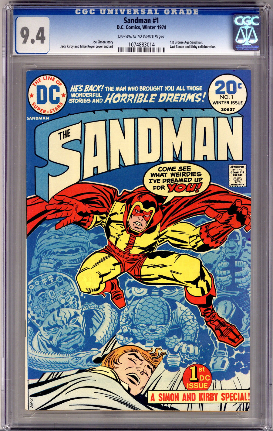The Sandman Vol 1 1 CGC 9.4 (NM) (1974) 